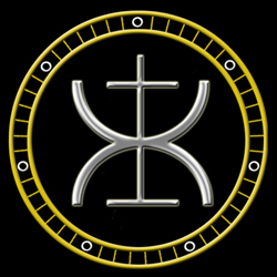Be Sill Symbol - Centered in Gods Universal Clock - Black BackGround